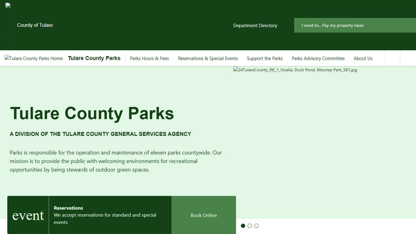 Tulare County Parks | Tulare County Parks